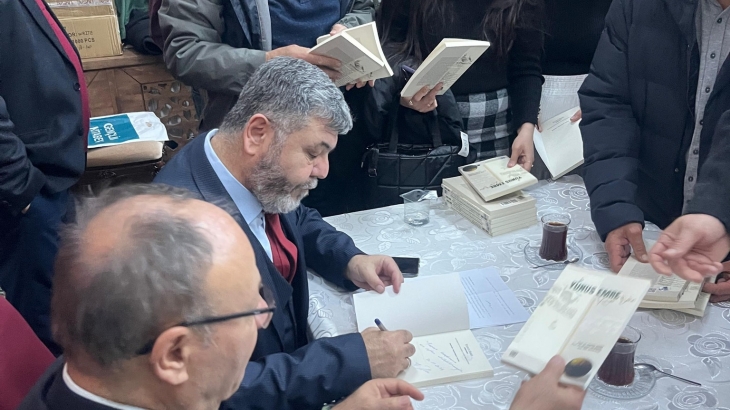 (Kirişçi Baba) kitabının söyleşi programını gerçekleştirdik.